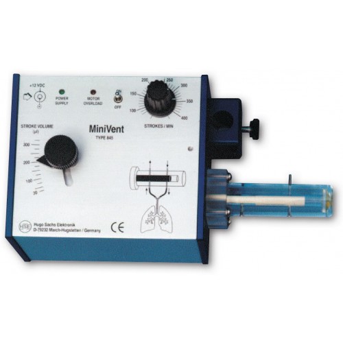 MiniVent Ventilator for Mice (Model 845), Single Animal, Volume Controlled